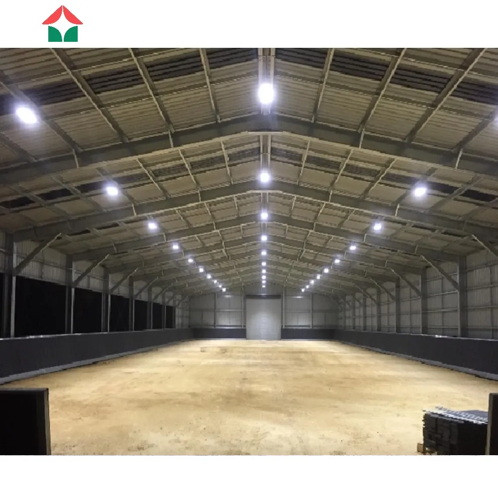 Low Cost Light Steel Structure Pre Engineering Indoor Horse Riding Arena