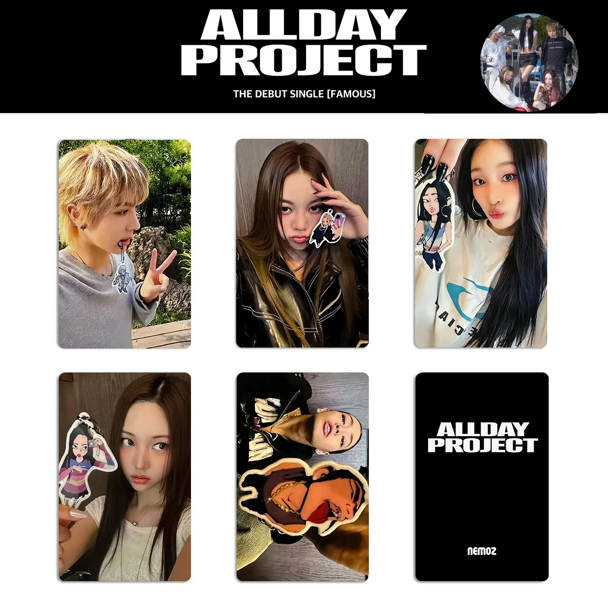 Kpop ALLDAY PROJECT Album Card - Famous Debut Annie Tarzan