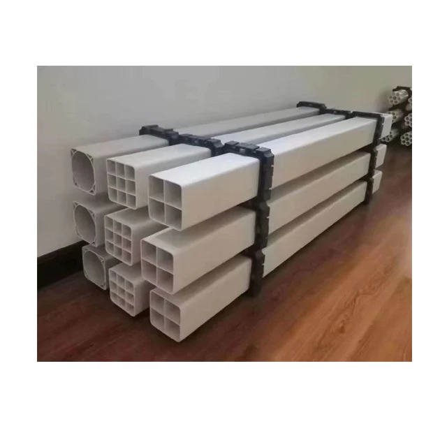 Large Diameter Sizes 200mm Plastic Rectangular Square Pvc Drainage Pipe