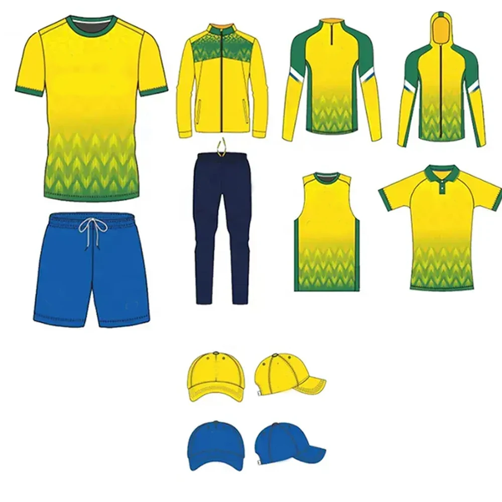 OEM ODM Custom Soccer Wear Set Football Uniform t Shirt Full Team Kit High Quality Sublimation Soccer Jersey