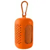 Toalla con funda de silicona de colores [Naranja]