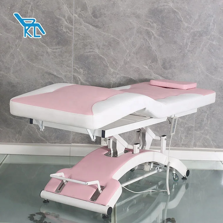 Cheap Price Adjustable Luxury Body Treatment Spa Treatment Beauty Salon Cosmetics Eyelash 3 Electric Motor Facial Massage Bed