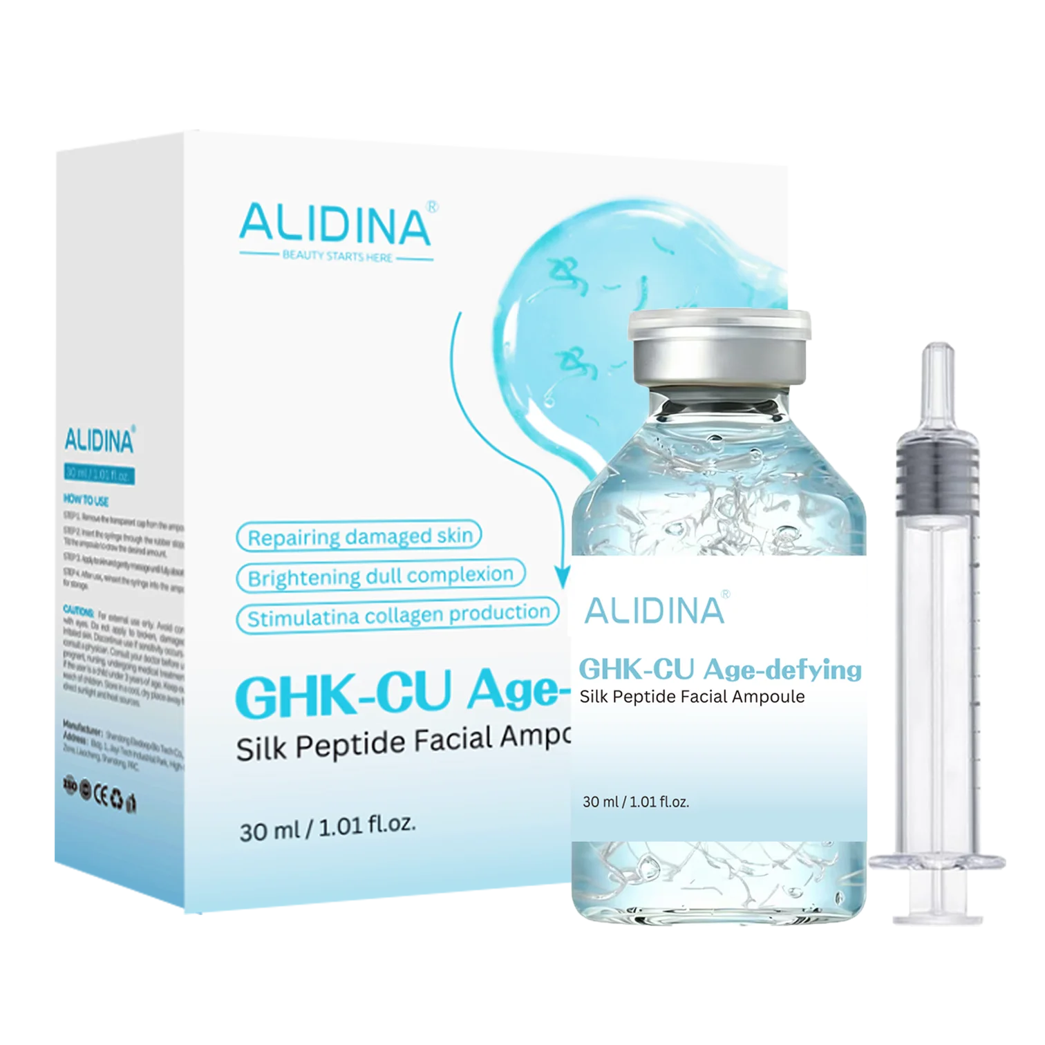 topical.ghk cu USA Copper Peptide GHK-Cu Powder, DIY Blue Copper for Making the Best Face  Cream