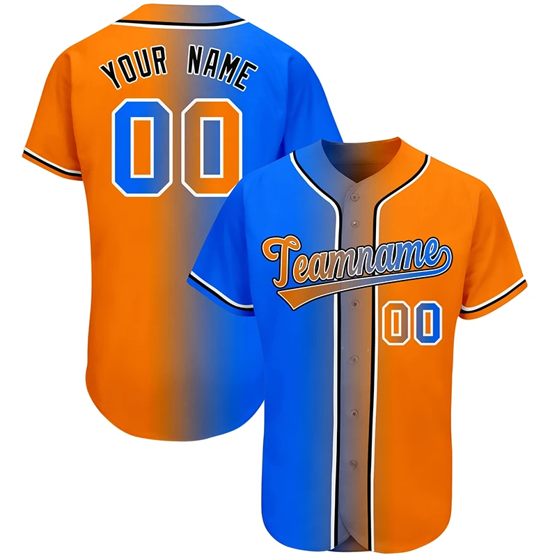 Customize Fashion Sublimation Baseball Jersey Custom Style Shirt