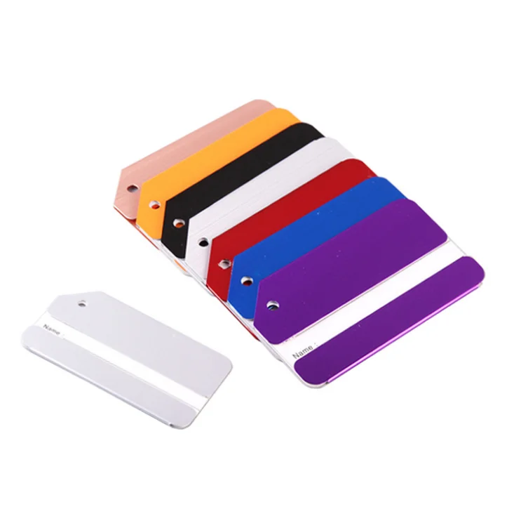 wholesale aluminum custom metal luggage tag baggagetag