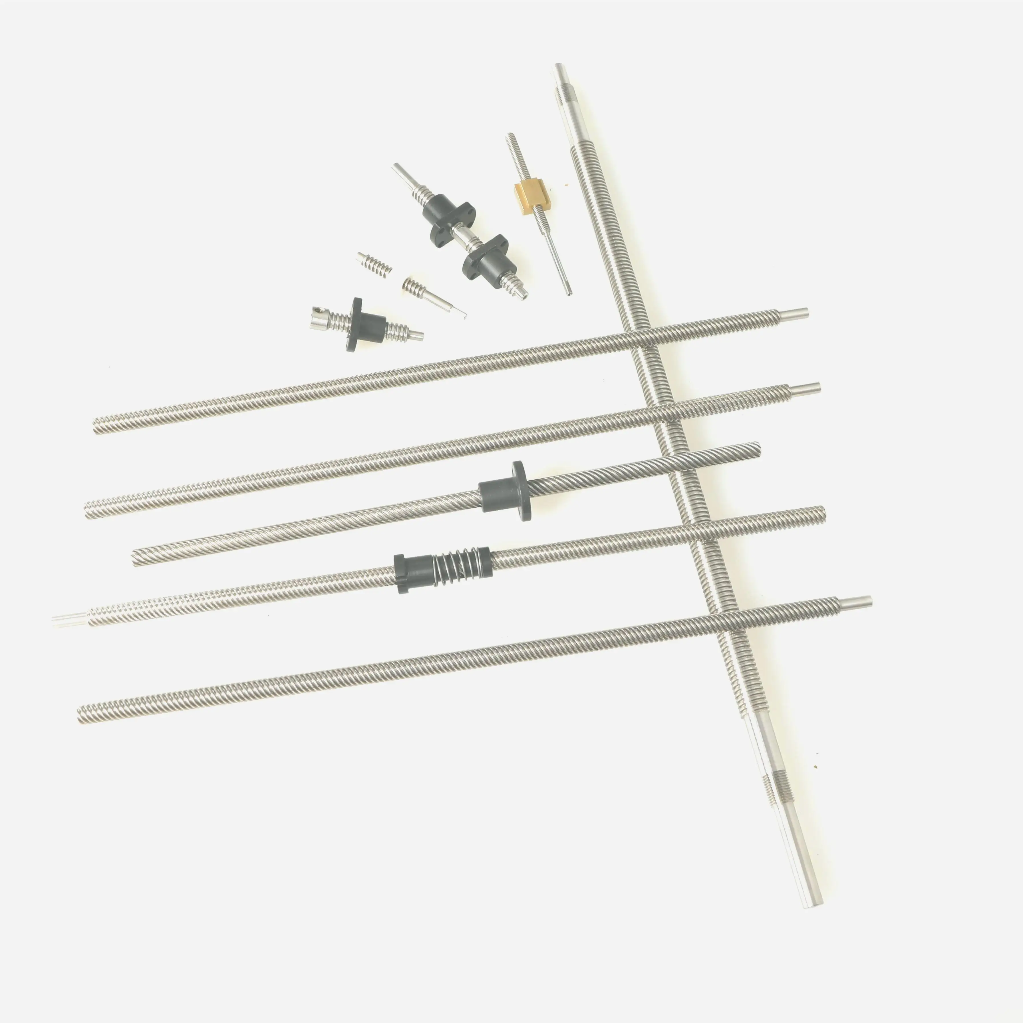 Mini 3mm Diameter Lead 0.5mm 1mm 3mm T3x0.5 T3x1 T3x3 Trapezoidal Screw T3 Tr3x0.5 Tr3x1 Tr3x3 Lead Screw