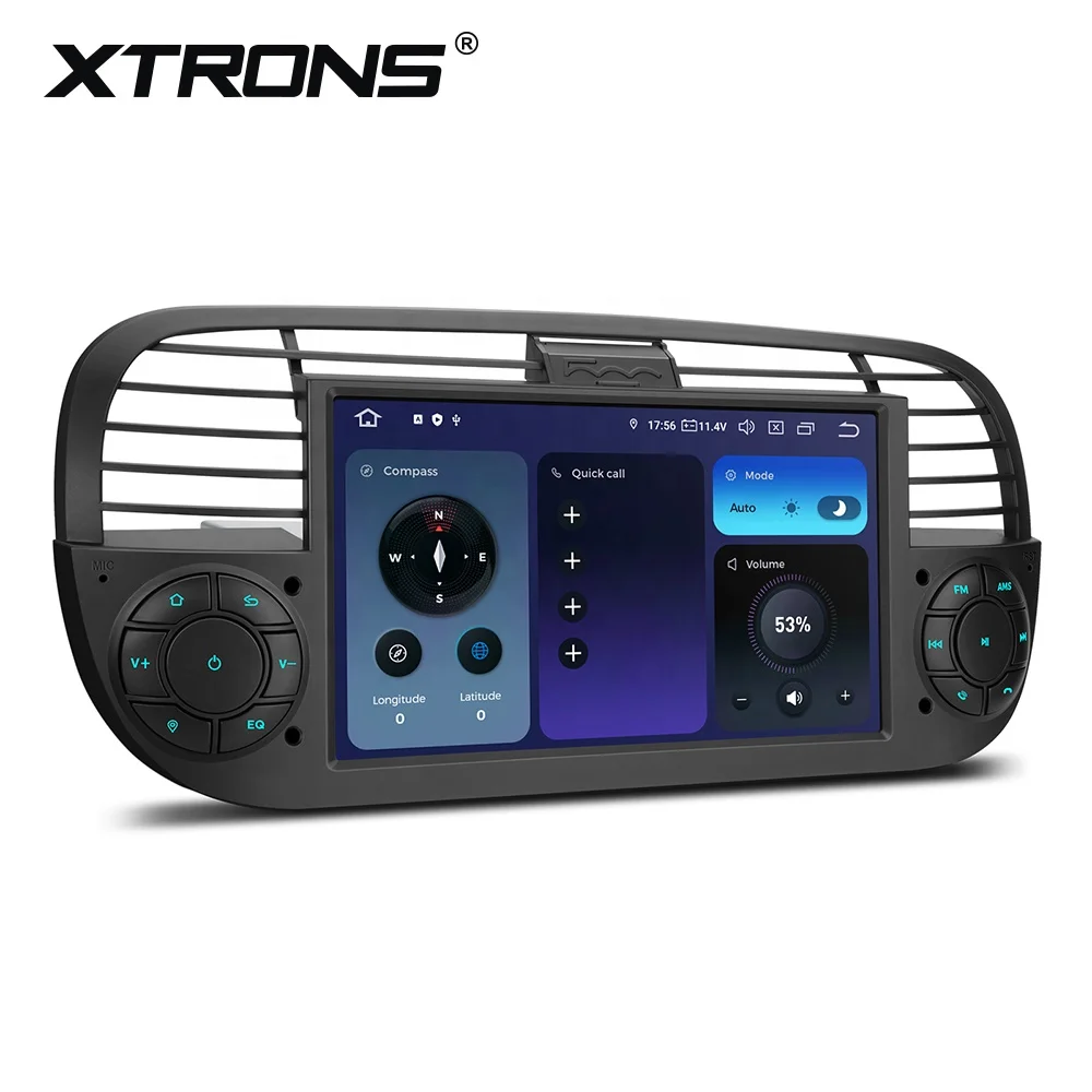 XTRONS 7インチ車載Android 14ナビゲーションシステム・QLED表示・DTS