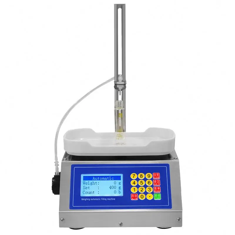 TEBAK  Liquid Dispense Canned Sesame Paste Edible Oil Glue Viscous Volumetric Small Weighing Type Quantitative Filling Machine