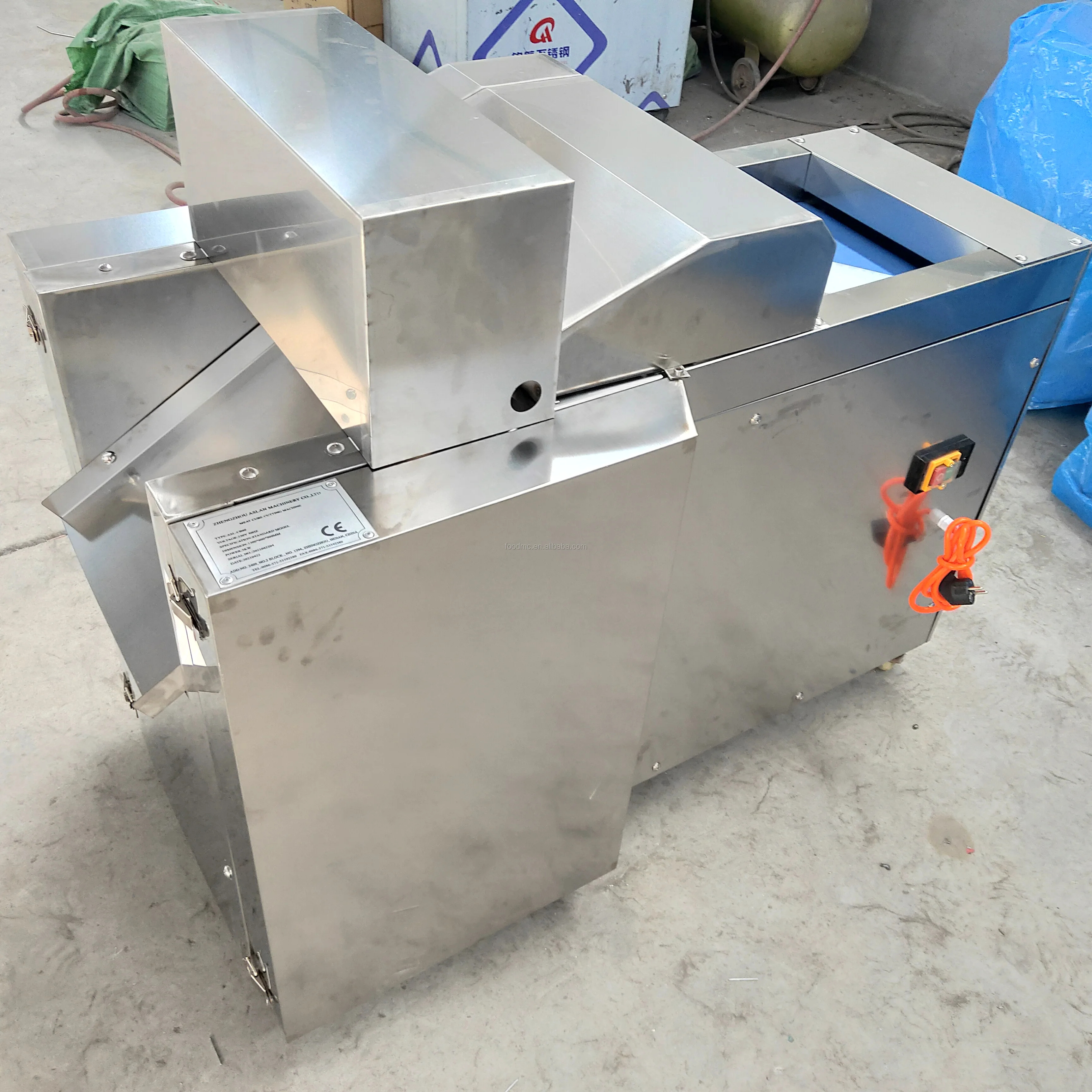 Large-Scale Beef Chicken Fish Cutting Machine for Meat Product Making ...