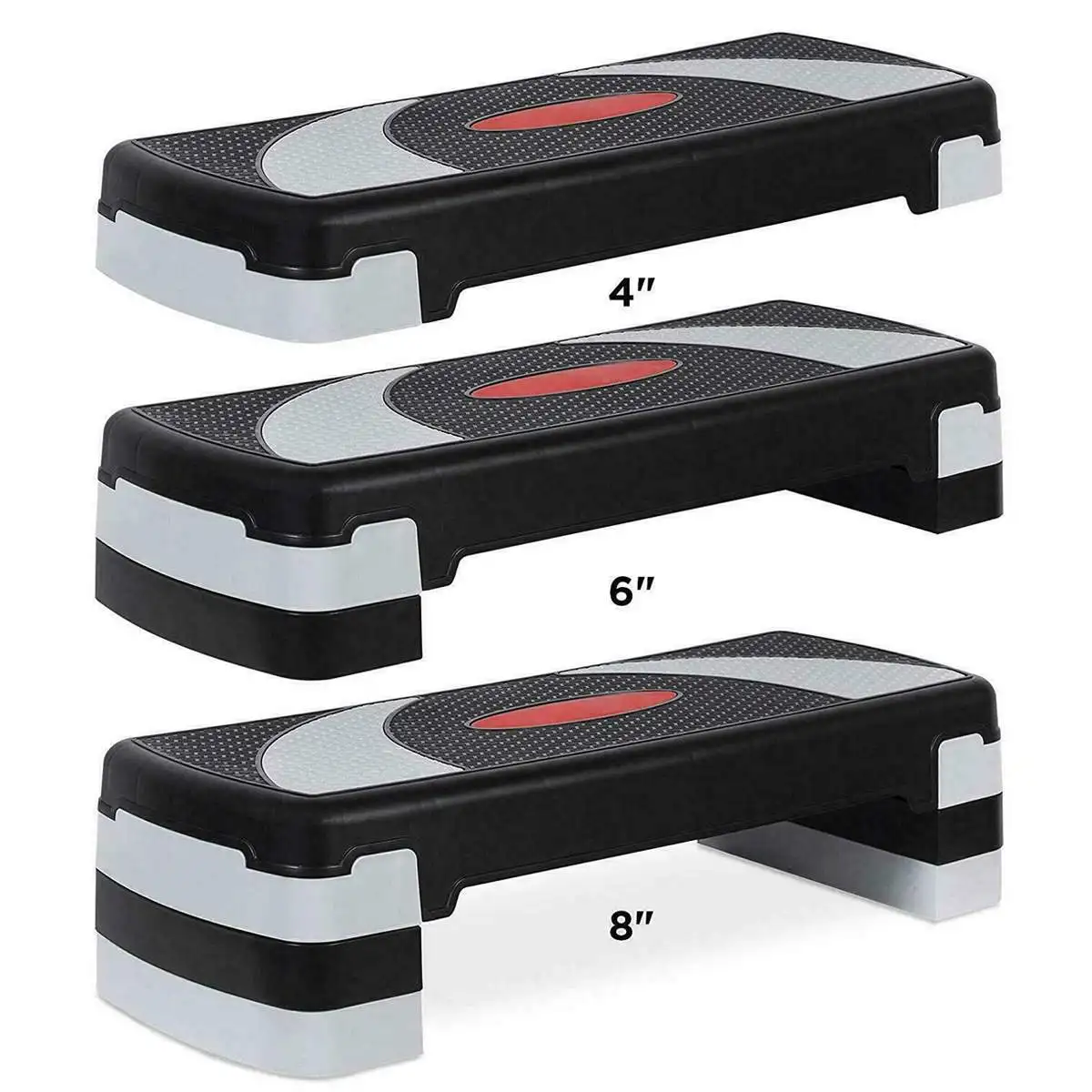 Регулируемые ПВХ и abs Аэробные Шаговые платформы/пользовательские Аэробные Шаговые доски для тренажерного зала и фитнеса