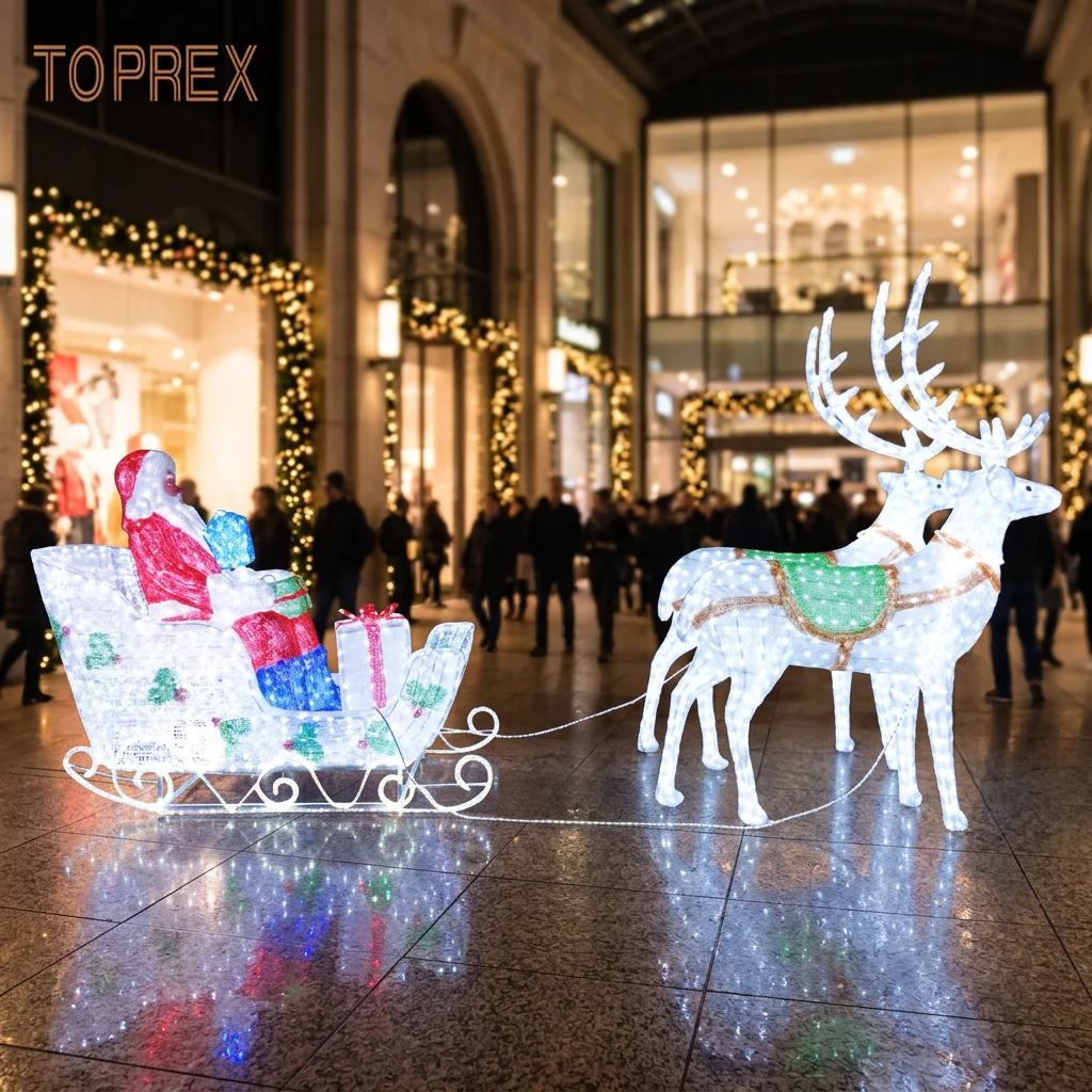 YTFSKFUI 3 renne luminose per esterni, decorazioni natalizie a forma di renna in ferro, alimentate a batteria, graziose renne natalizie per esterni, per giardino, prato, cortile, casa