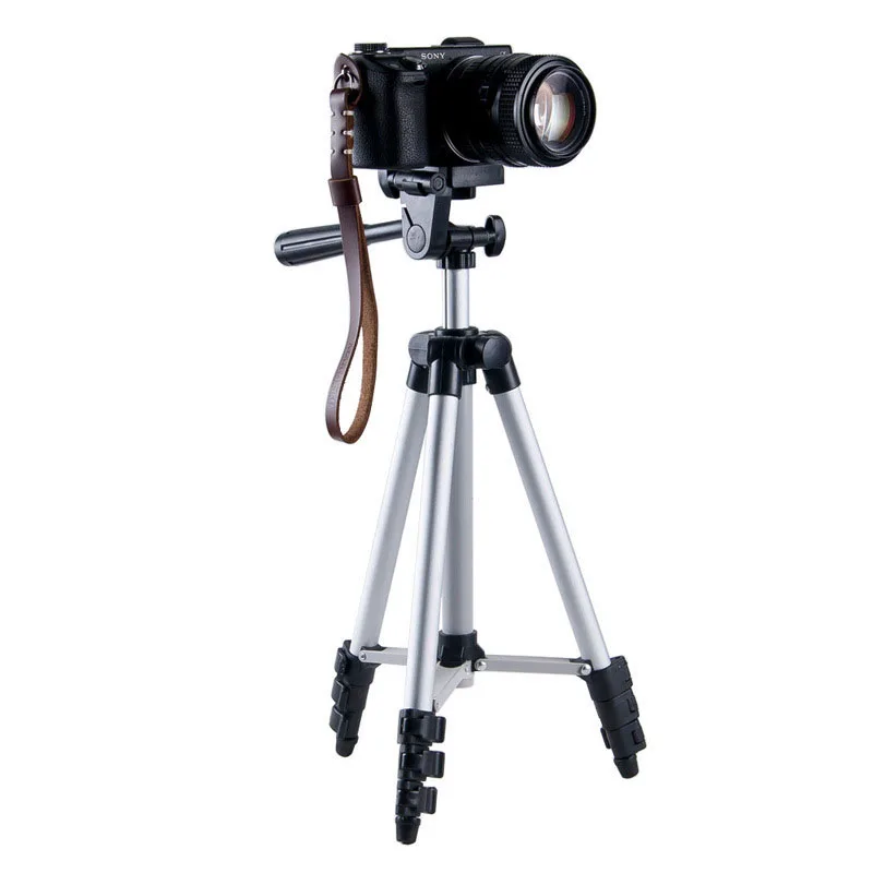 Tripod Kamera Tinggi 102Cm Portabel Fleksibel Top Dudukan Merek Weifeng  Aluminium WT3110 A UNTUK Canon UNTUK Kamera NIKON Tampilan Tripod