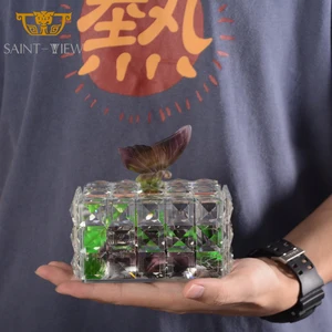 Spice Storage Bottles & Jars for Making Cosmetic Luxury Custom Candle Jar with Lid and Gift Box