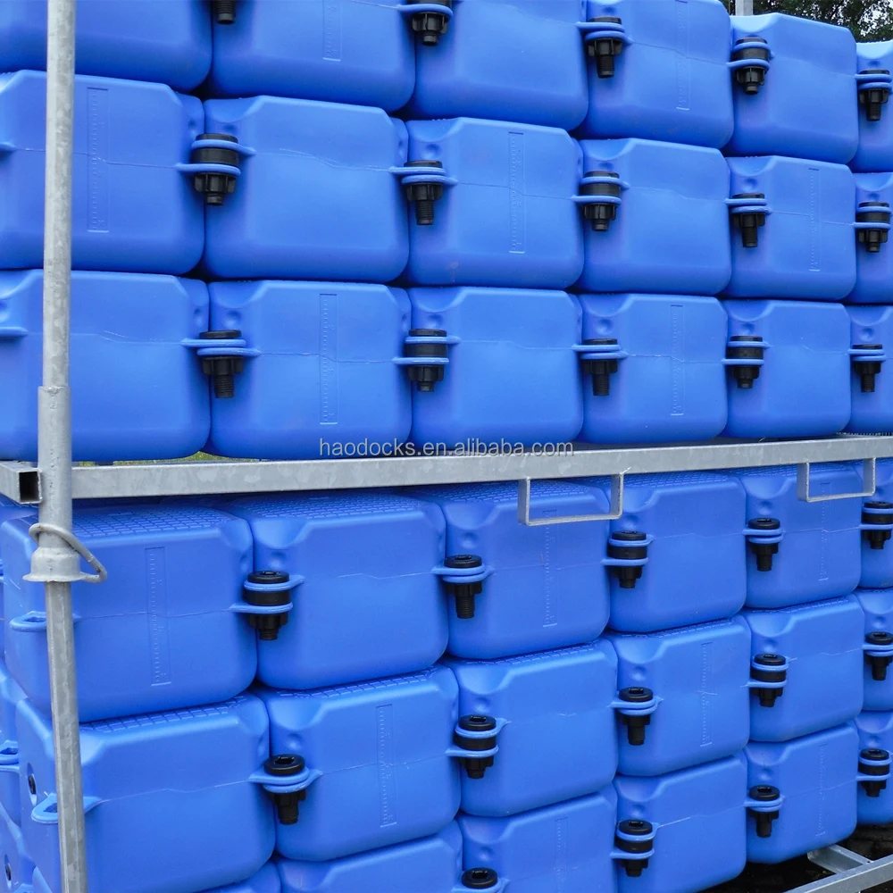 Strong Durable HDPE Modular Floating House Floating Bungalows Foundation Unit Dock Block