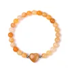 old topaz peach heart