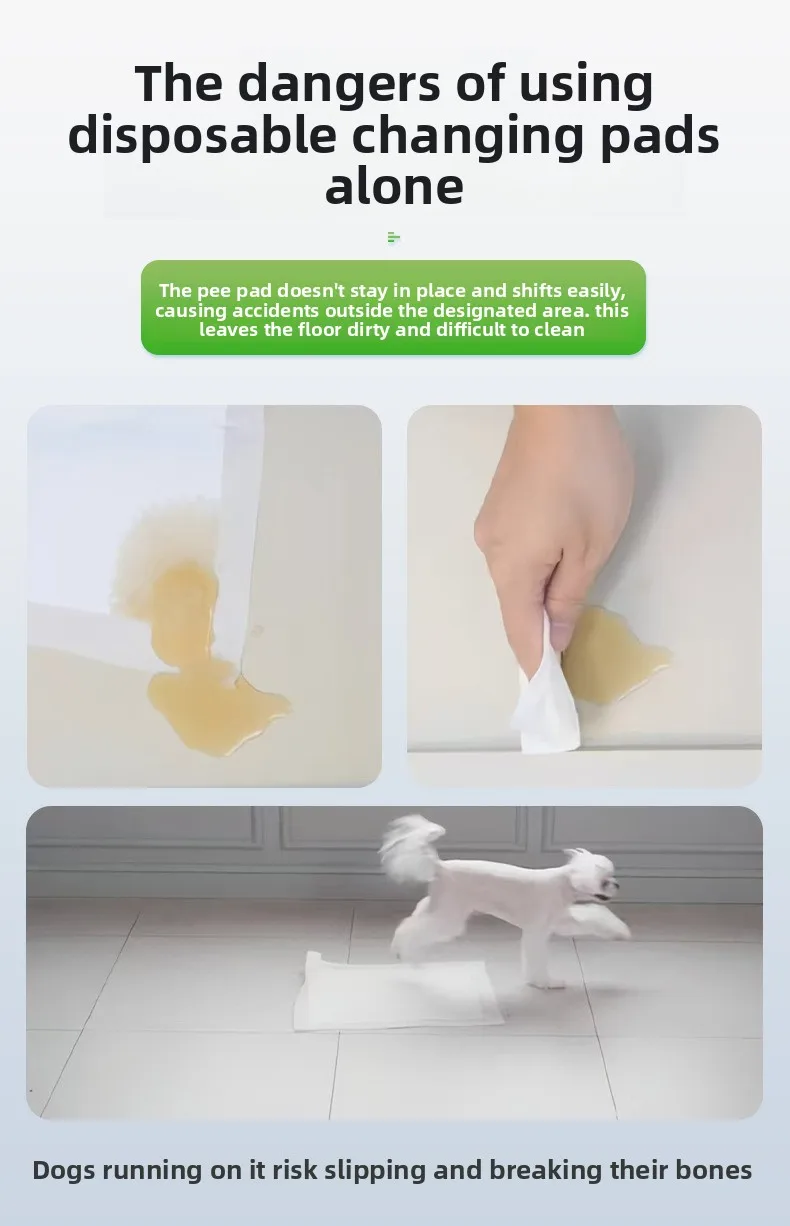 Can Be Reused Pet Diaper Training Pad Anti Overflow Bowl Mat Portable Pet Waterproof Silicone Mat manufacture