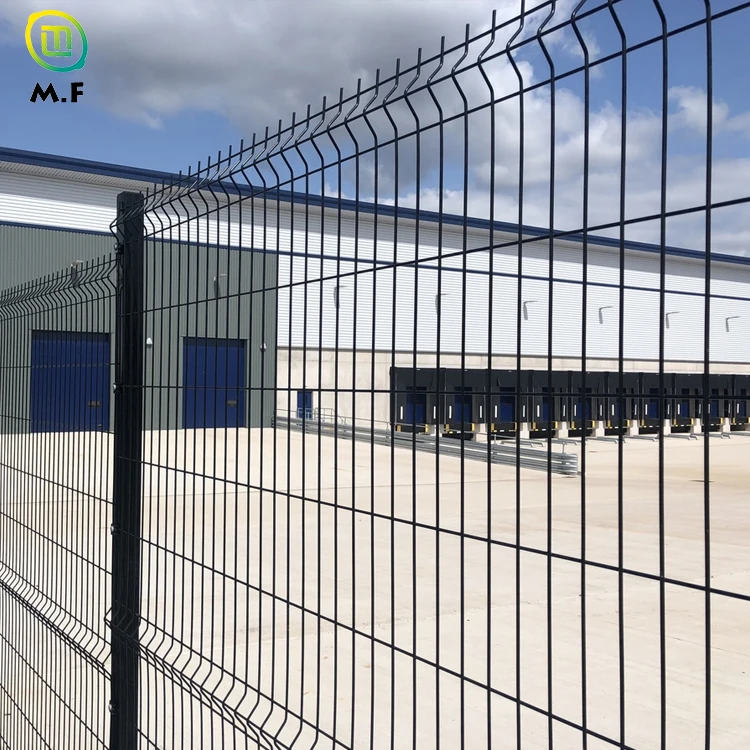 Factory Customized Easily Assembled Curved Welded Wire Mesh Latest metal Security PVC Coated Rustproof 3d wire mesh fence