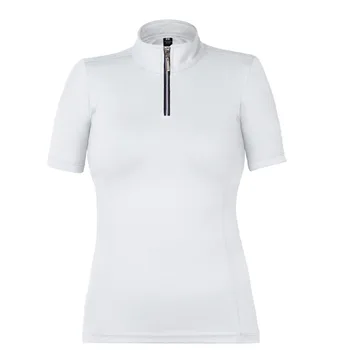 High-End Equestrian Competition Performance Comfortable And Breathable Short-Sleeve Women Polo Shirt Equestrian
