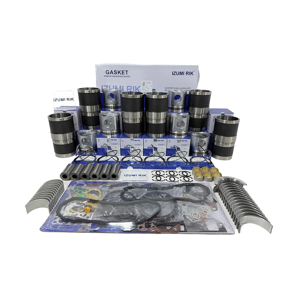 IZUMI RIK for Caterpillar C9 C-9 C9.3 Overhaul Rebuild Kit with Overhaul Kit Main & Conrod Bearing with Thrust Washer