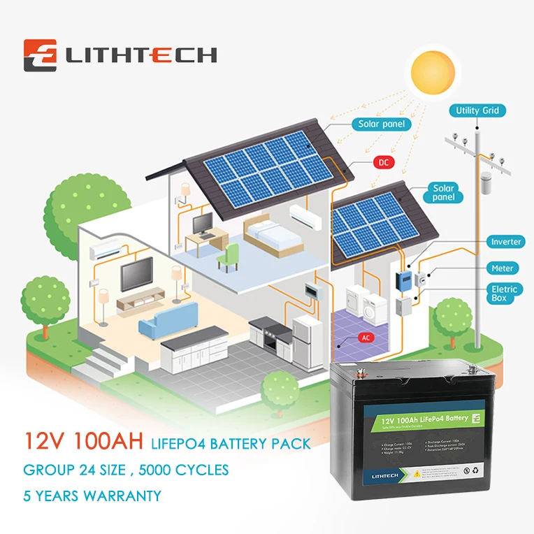 TE12100B in CA Rechargeable Deep Cycle UPS Energy Deep Cycle Lifepo4 Battery Cells 100Ah 32700 12V Storage Solar Battery LifePO4
