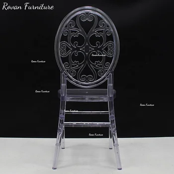 2023 China popular cheaper white plastic phoenix chair saucer used chiavari chairs for sales