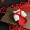 Nouvel An Rouge et Blanc Épaissi