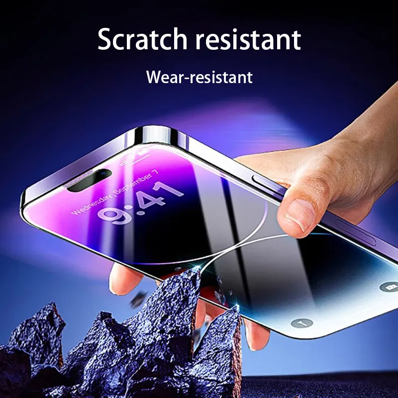 Anti Blue Light Tempered Glass AG Screen Protector  for iPhone 14 Pro Max Plus