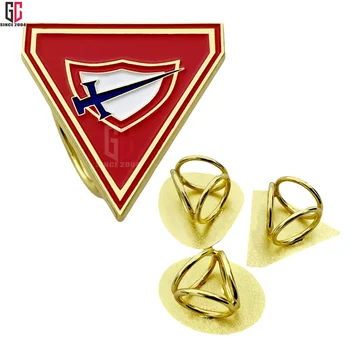 15 Years Factory Custom PATH FINDER Scarf ring Slide lapel Pins