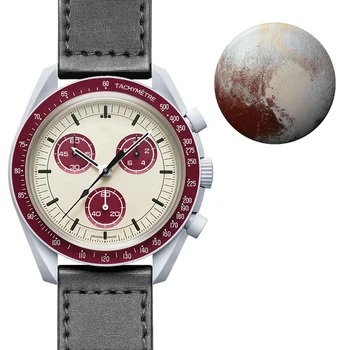New joint luxury brand Bioceramic moonswatch Waterproof luxury brand planet quartz watches for omegaswatchs