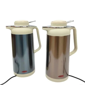 Supplied Adjustable Electric Kettle with Thermostat Switch and Constant Temperature Control for Household Use.