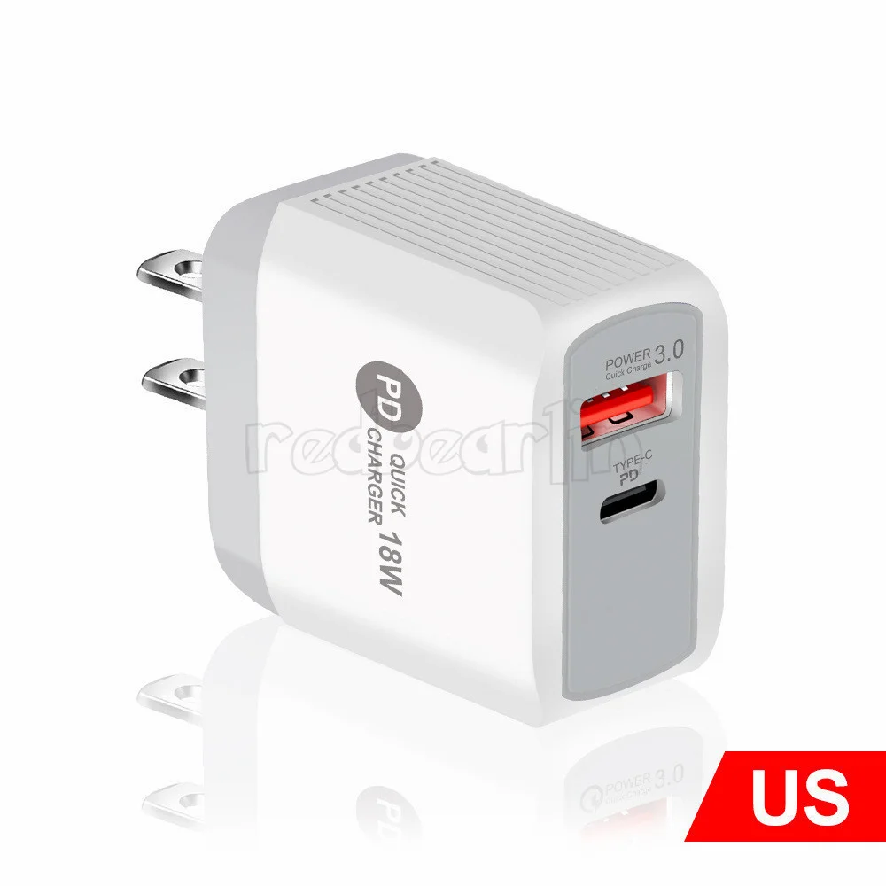 25W Fast Quick Charging Eu US UK Ac Home Travel Adapters for Iphone 15 14 12 Pro Max Samsung S21 Note 10 htc Smart Phone Pc