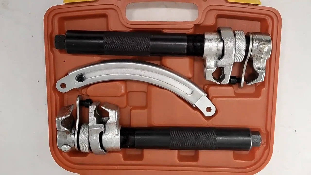 3pcs Heavy Duty Coil Spring Compressor Strut Remover Installer Tool