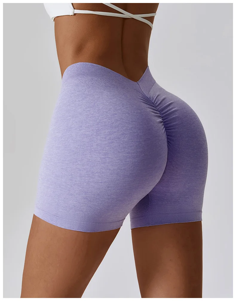 V Shaped Back Gym Fitness Wear Seamless Yoga Pants Workout Butt Lifting