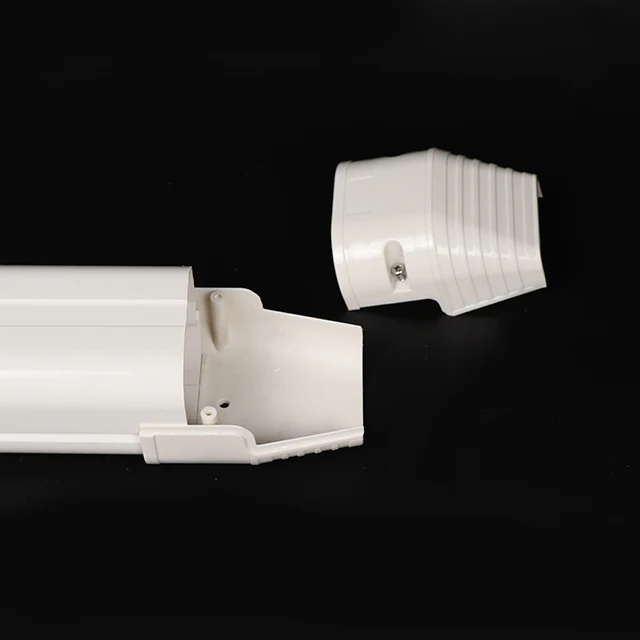 Easy Installation HVAC PVC Ducts Line Set Cover AC Air Conditioner Decorative Pipe Cover Air Conditioning Trunking