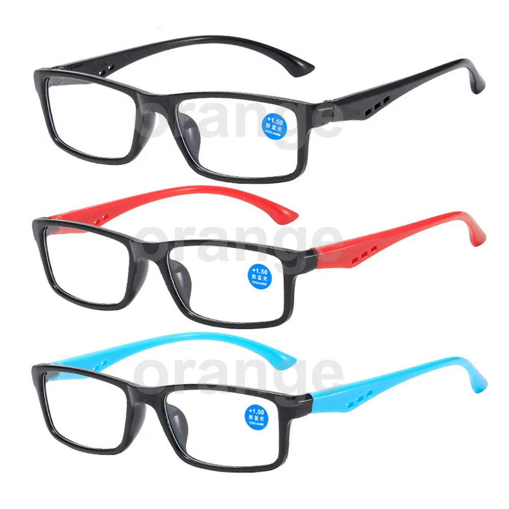 Stylish Orange Retro Reading Glasses