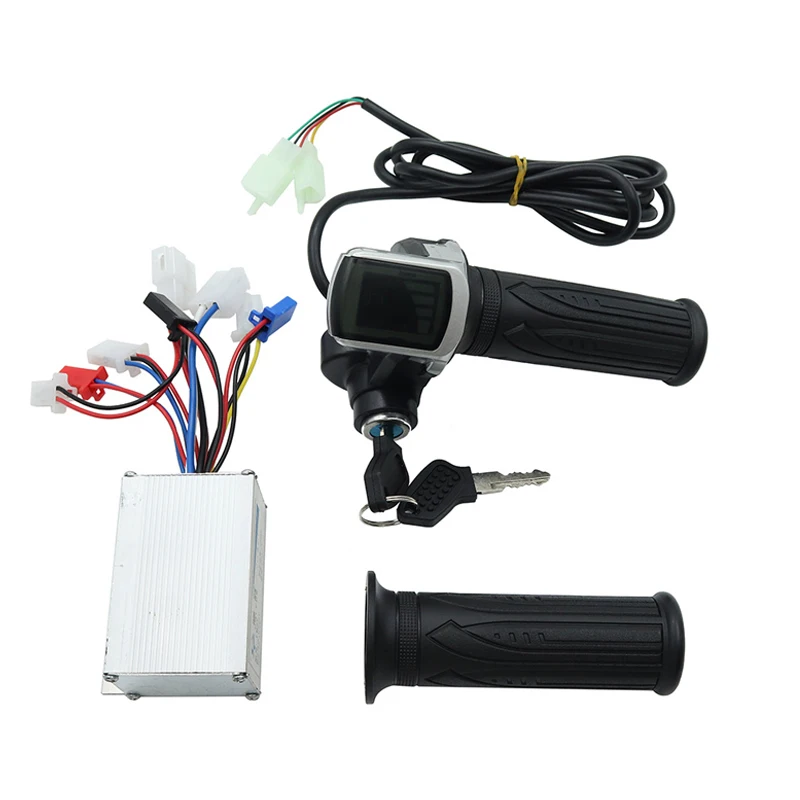 YI Yun 36V/48V500W350W Lengthened Wire Transfer Handle 24V500W Brush Controller Scooter Accessories