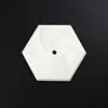 9.5cm white hexagon