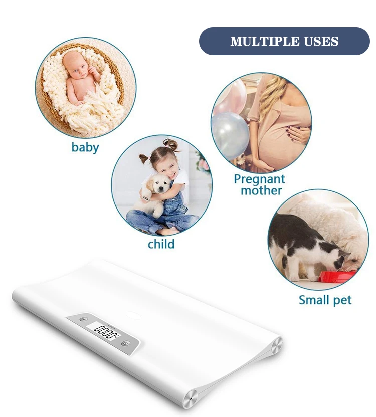 China Suppliers Commercial Custom Blue tooth Smart Weight Weighing Electronic Digital Baby Scale