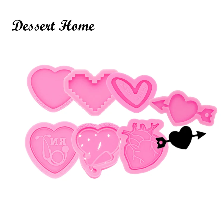 DY0449 Shiny Heart Shape Stethoscope Epoxy Crafting Mould For Phone Grip  Decoration, Resin Silicone Human Heart Badge Reel Mold - Buy DY0449 Shiny  Heart Shape Stethoscope Epoxy Crafting Mould For Phone Grip