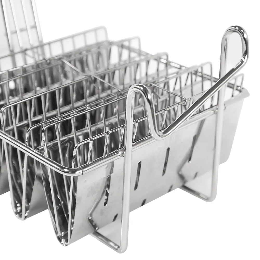 4 6 8 стеллажи для выставки товаров Taco корзина раковины картофеля фри в виде корзинок из нержавеющей стали фритюрница Тако держатель с ручкой буррито и лепешки