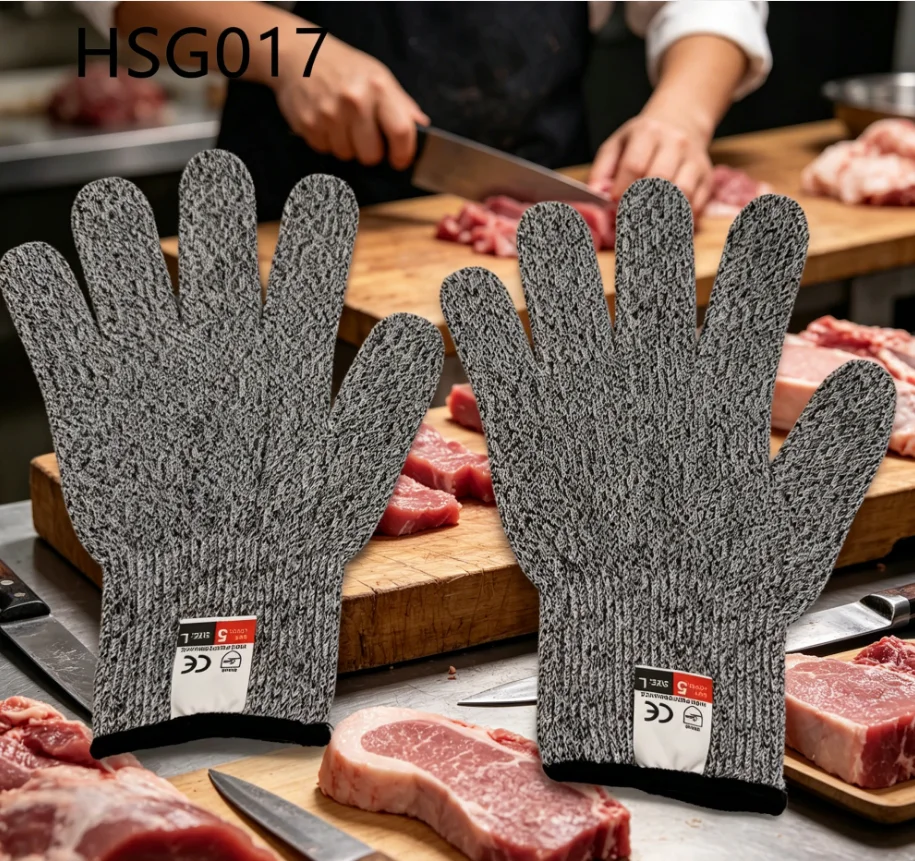 ZYF,house Repair Slash Resistant Blade-X5 Technology Grey Safety Gloves Broken Glass HPPE Fiber Reinforcement Work Gloves HSG017