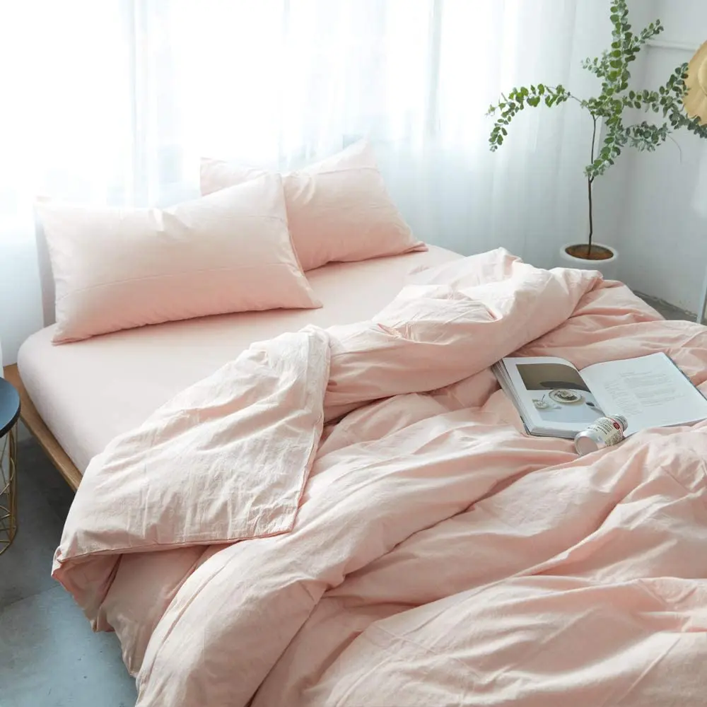 duvet cover with sheet attached