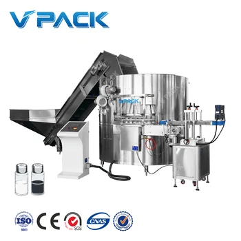 Full automatic plastic flavorings bottles unscrambler machine round bottle sorting machine