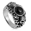 Steel-colored black stone