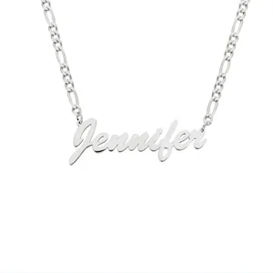 Custom Name Necklace 925 Sterling Silver Letter Pendant Women Jewelry Gift Initial Chain