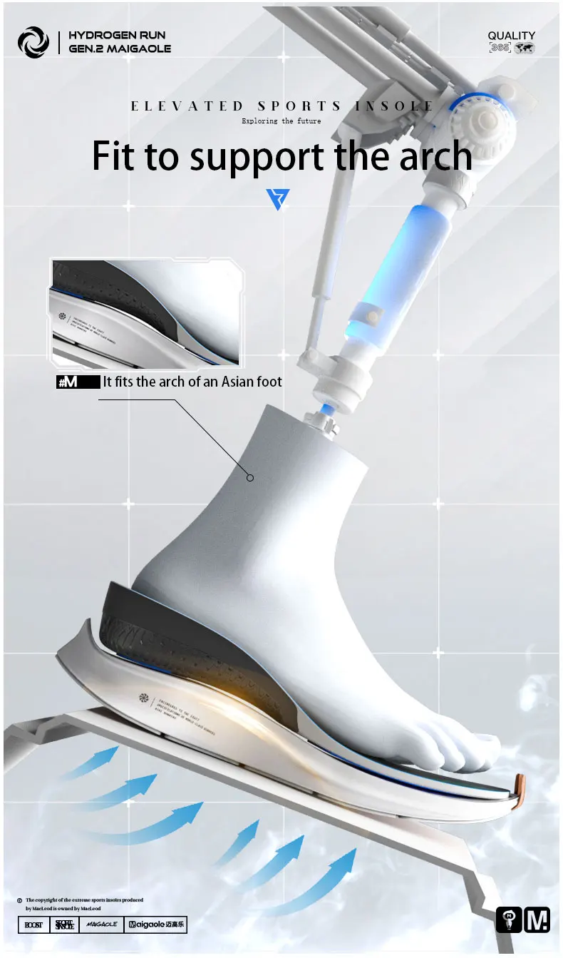 Height Boosting Insoles Comfort Shock Absorbing Lift Pads