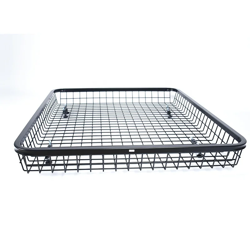 Large Loading Capacity Universal Steel Wire Car Roof Luggage Carrier Rack Basket for Suzuki