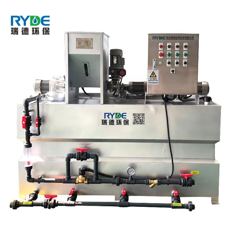 China Factory Mixing Tank Batch System Automatic Polymer Dosing Unit Flocculation Tank