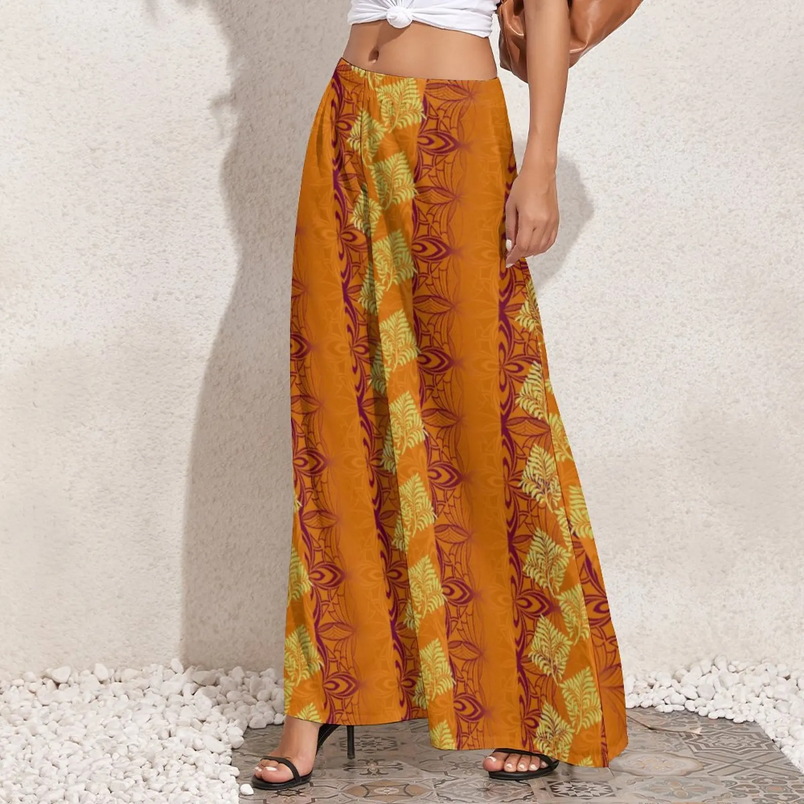 Shop Our Print on Demand Hawaiian Summer Wide Leg Pants