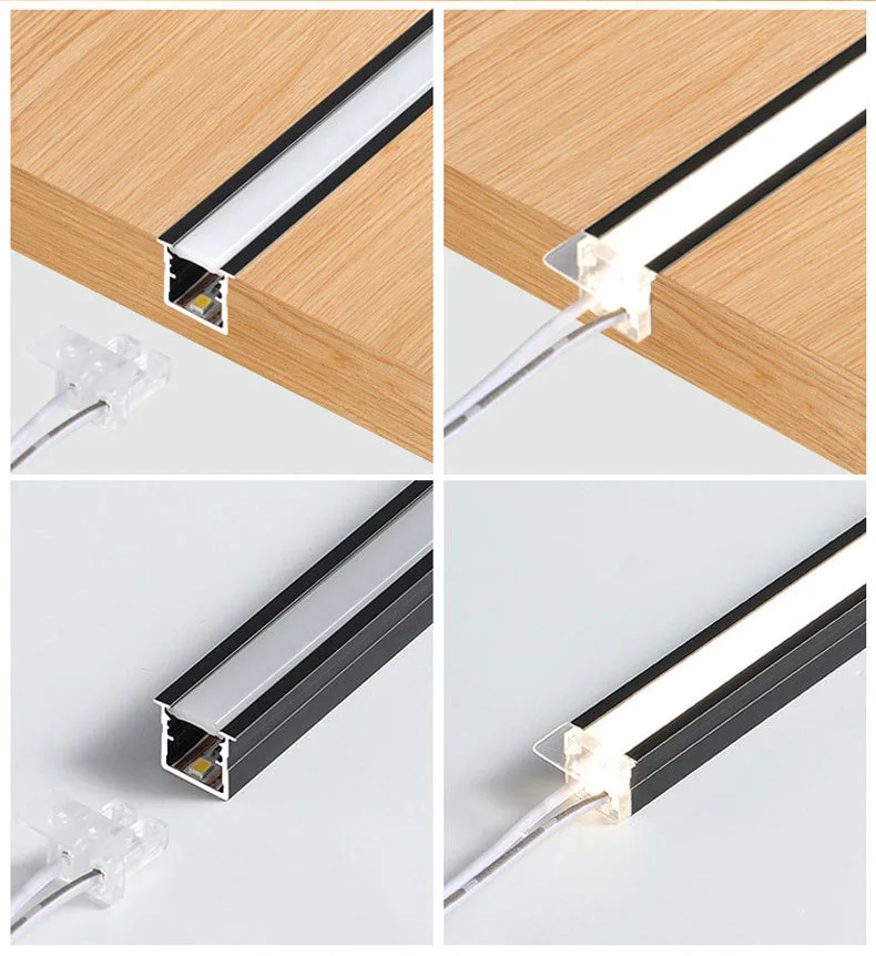 Random Cut LED Aluminum Profile for Cabinet Lighting Wardrobe Lights ...